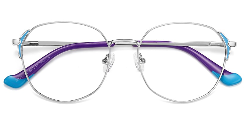 Cat Eye Frame silver