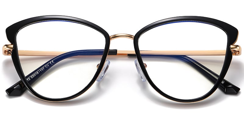 Cat Eye Frame bright_black