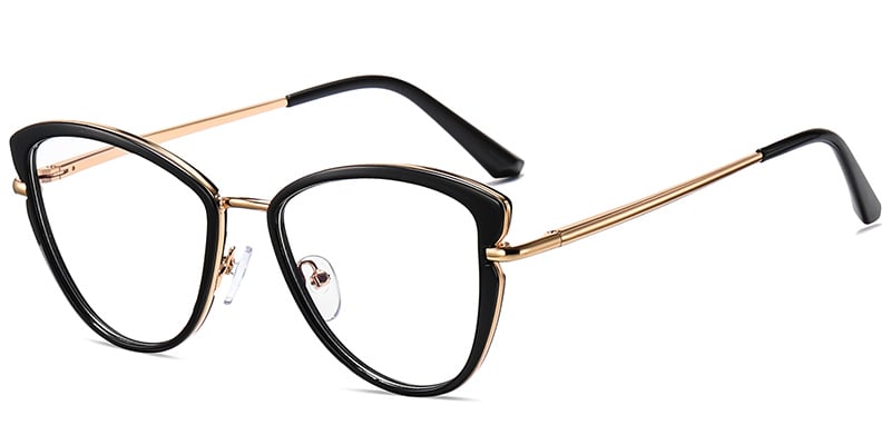 Cat Eye Frame bright_black