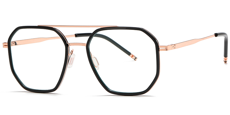 Aviator Frame black-gold