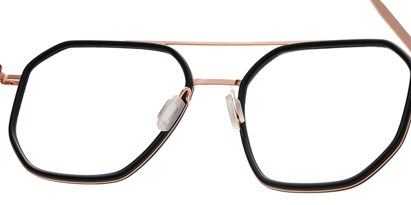 Aviator Frame black-gold