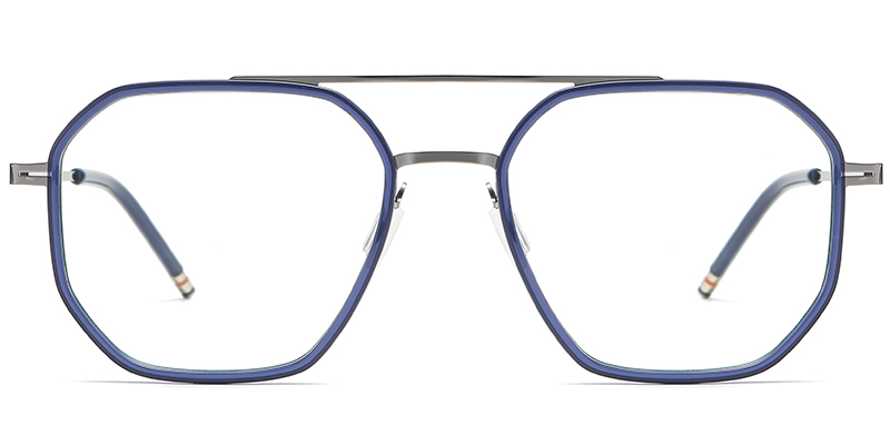 Aviator Frame translucent-blue