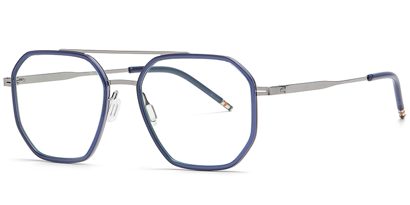 Aviator Frame translucent-blue