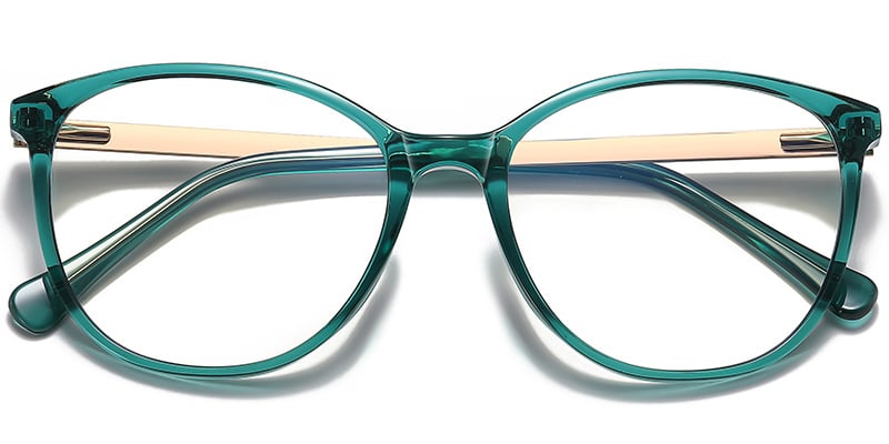 Oval Frame translucent-green