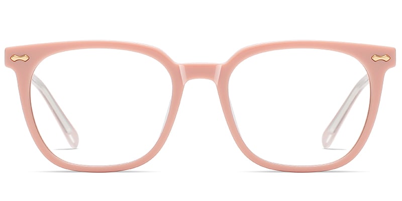 Acetate Oval Frame pink