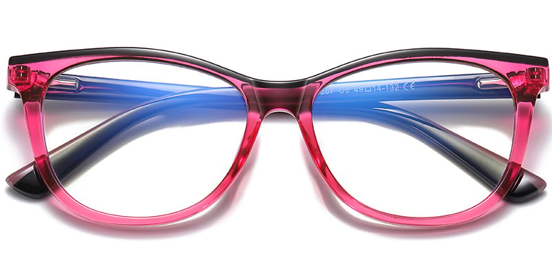 Oval Frame red