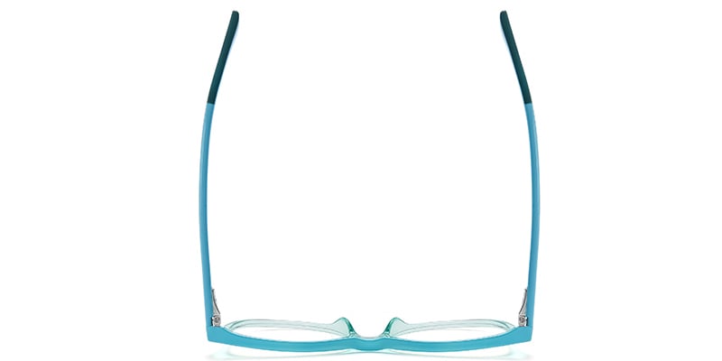 Oval Frame translucent-blue