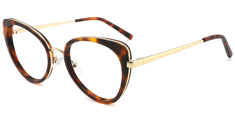 Acetate Cat Eye Frame tortoiseshell