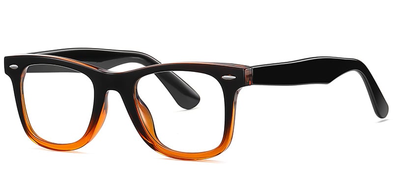 Square Frame black-brown