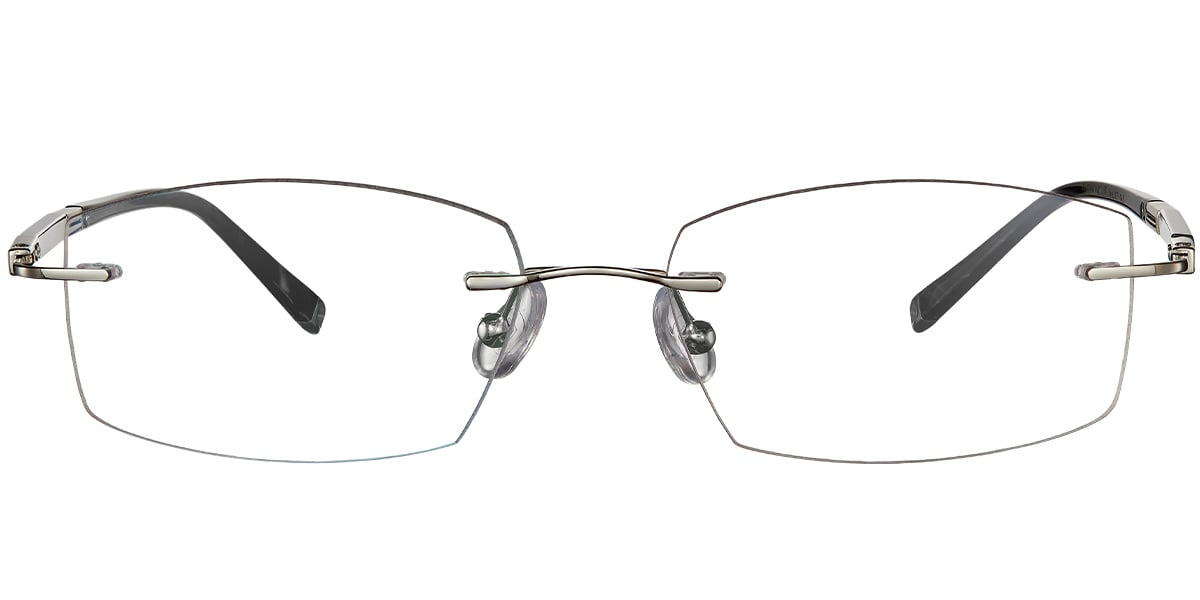 Titanium Rectangle Frame silver