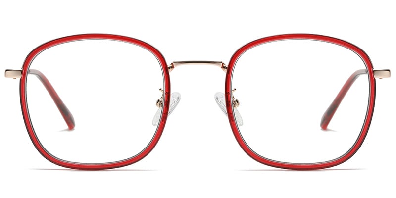 Square Frame translucent-red