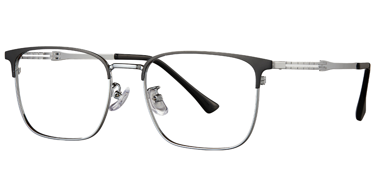 Rectangle Frame black-silver