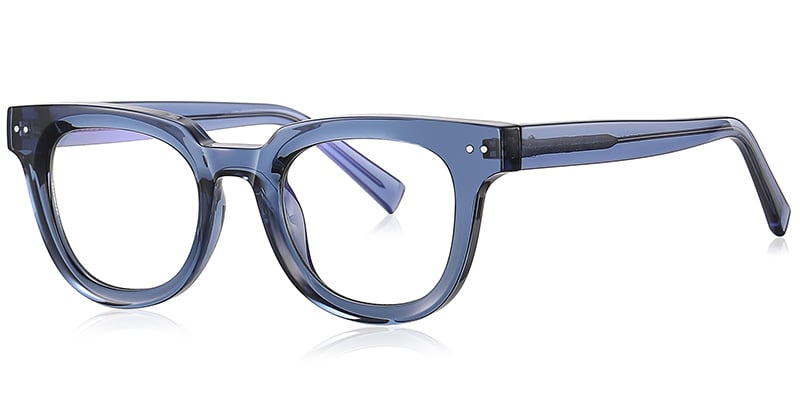 Rectangle;Oval Frame blue