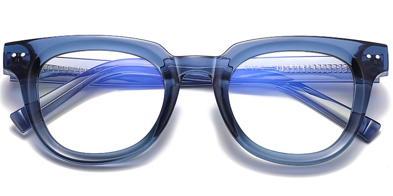 Rectangle;Oval Frame blue