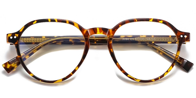 Geometric Frame tortoiseshell