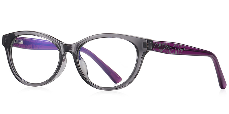 Kids Oval Frame translucent-grey