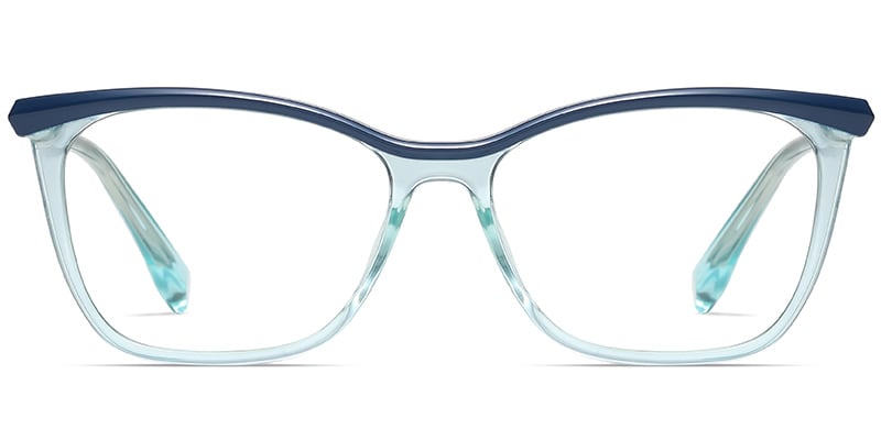 Rectangle Frame translucent-blue