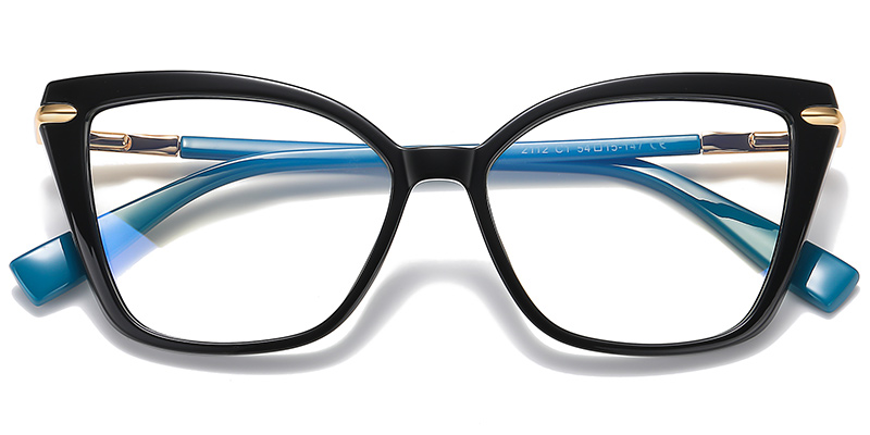 Cat Eye Frame bright_black