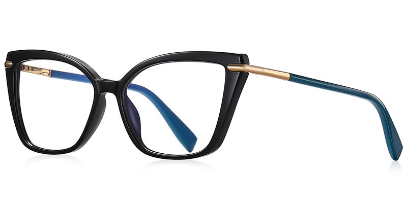 Cat Eye Frame bright_black