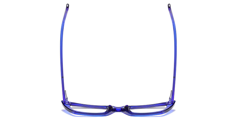 Cat Eye Frame translucent-blue