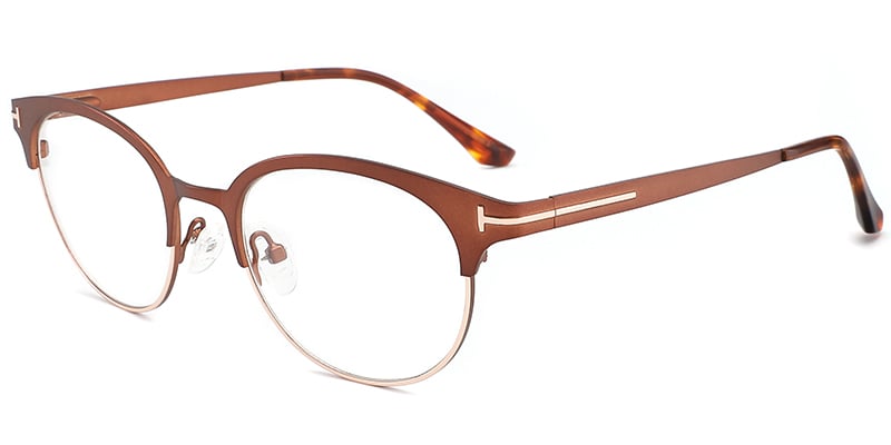 Oval Frame brown