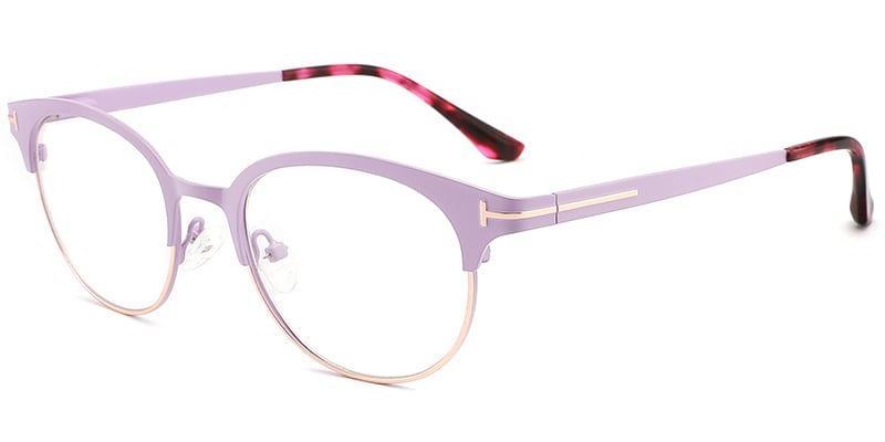 Oval Frame purple