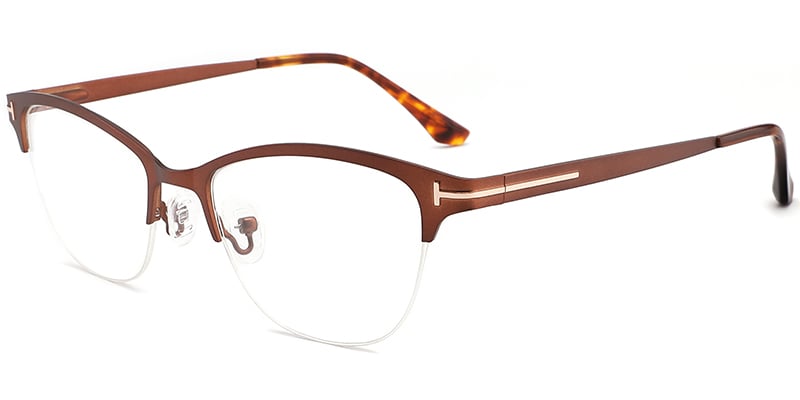 Cat Eye Frame brown