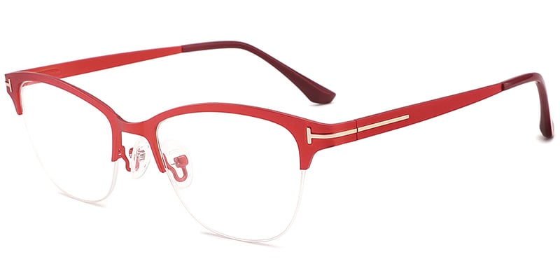 Cat Eye Frame red