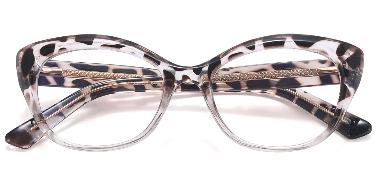 Cat Eye Frame translucent-tortoiseshell