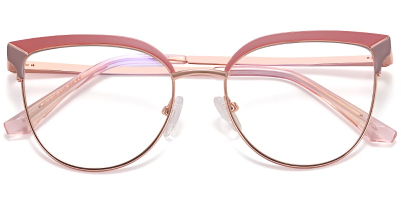 Cat Eye Frame pink