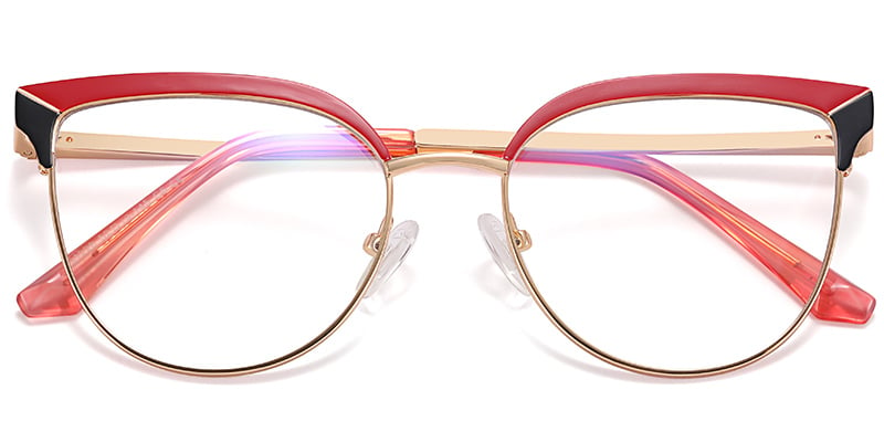 Cat Eye Frame red