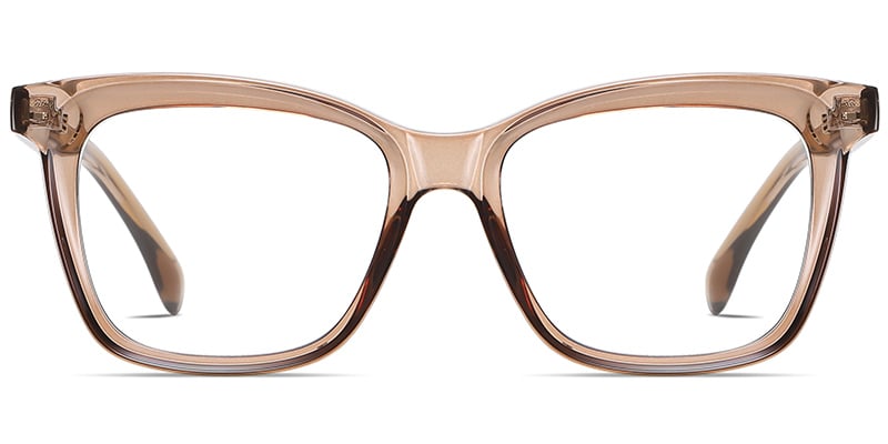 Rectangle Frame translucent-brown