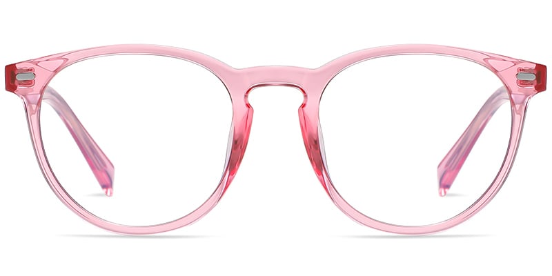 Oval Frame translucent-pink