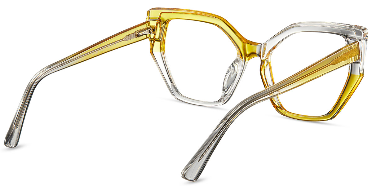 Cat Eye Frame translucent-yellow