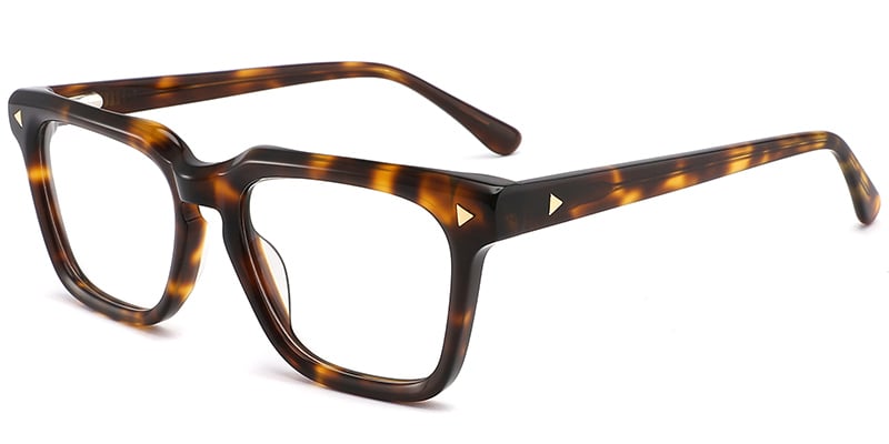 Acetate Rectangle Frame tortoiseshell