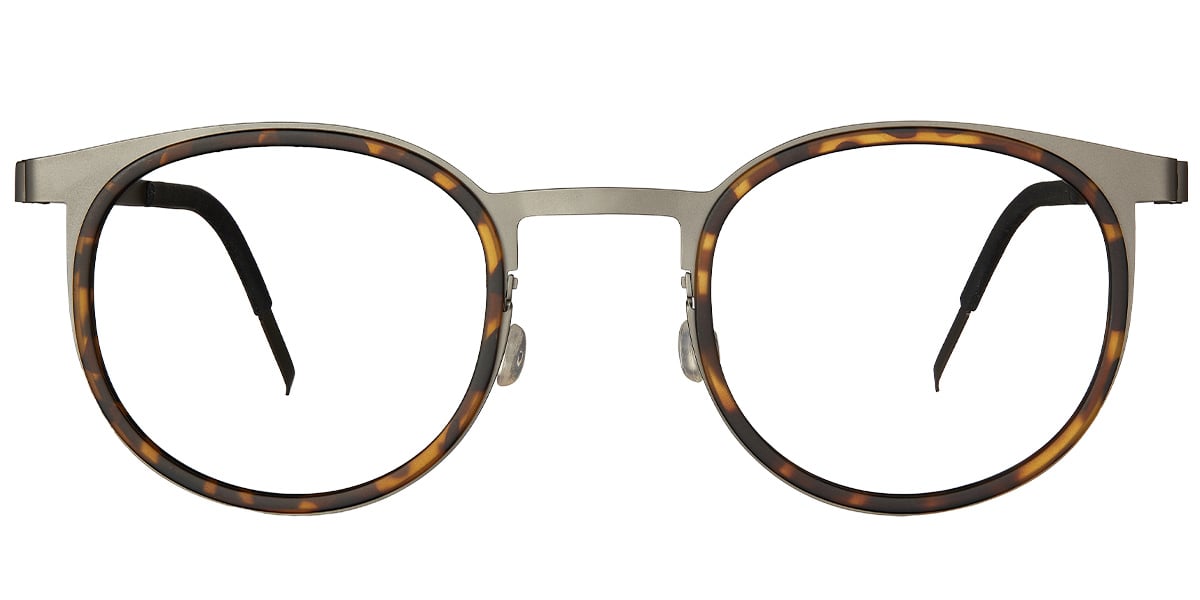 Titanium Oval Frame tortoiseshell