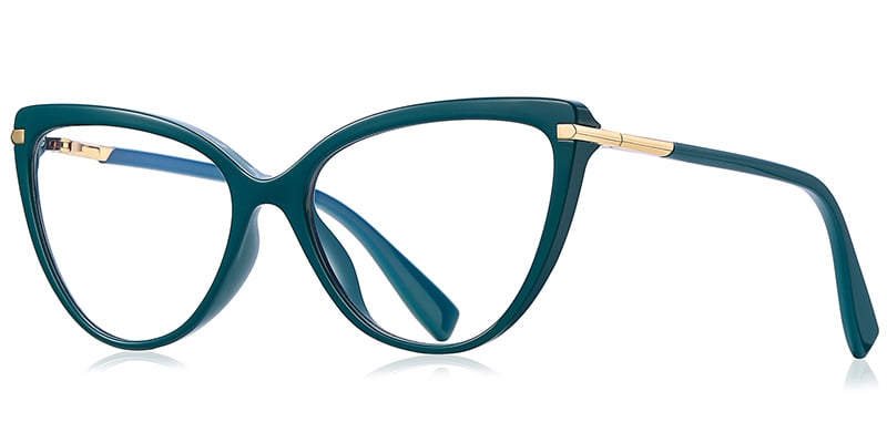 Cat Eye Frame green