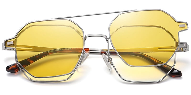 Aviator Frame silver