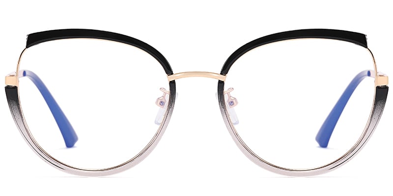 Cat Eye Frame translucent-black