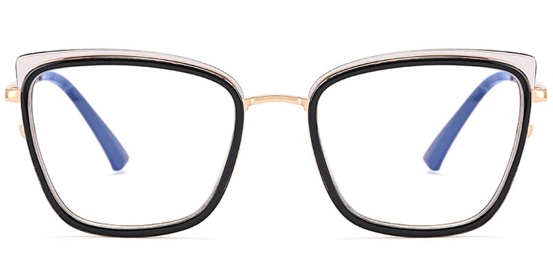 Cat Eye Frame translucent-black