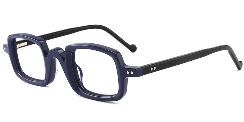 Acetate Square Frame dark_blue