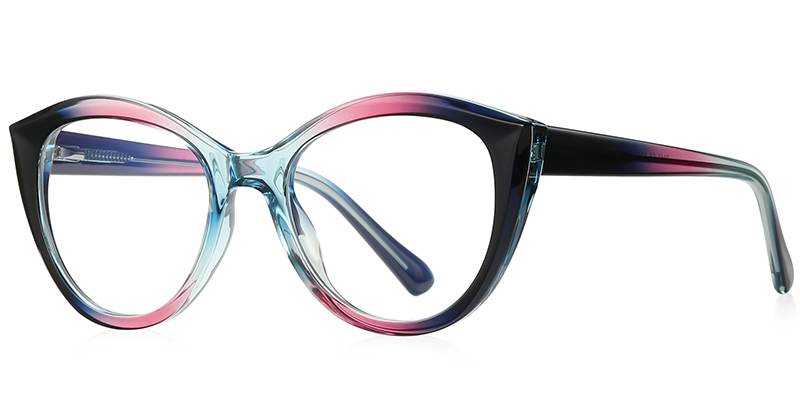 Cat Eye Frame pattern-pink