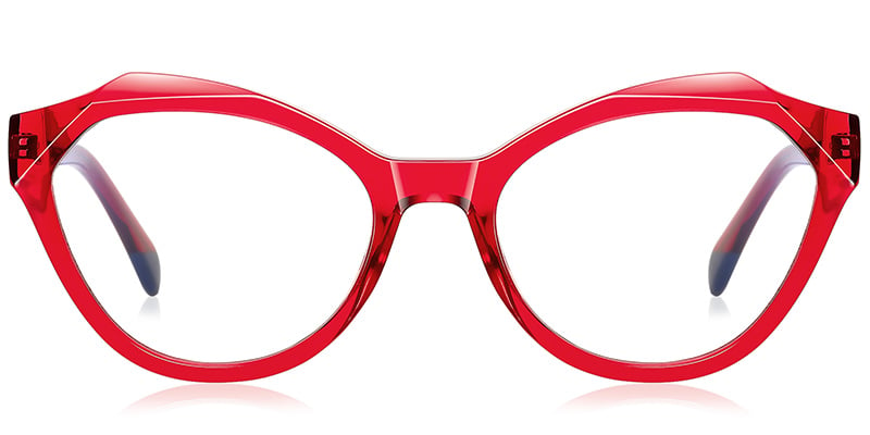 Cat Eye Frame red