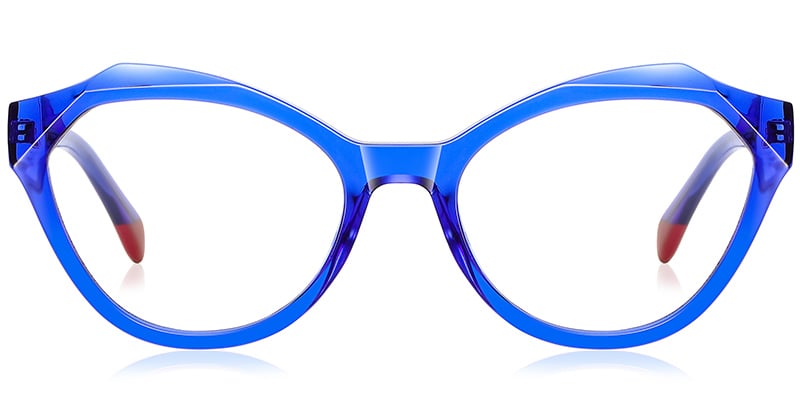 Cat Eye Frame blue