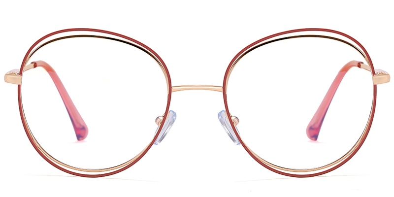 Oval Eyeglasses orange