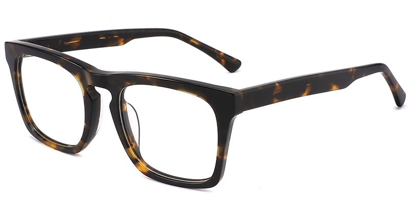 Acetate Rectangle Frame tortoiseshell