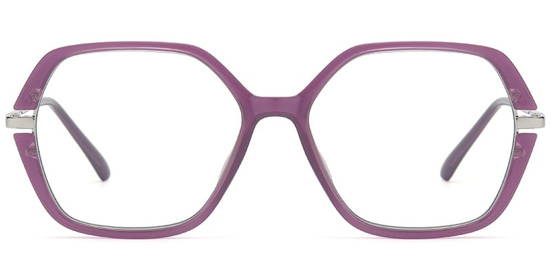 Geometric Frame purple