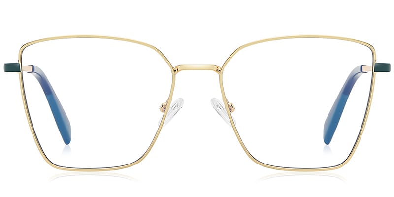 Cat Eye Frame black-gold