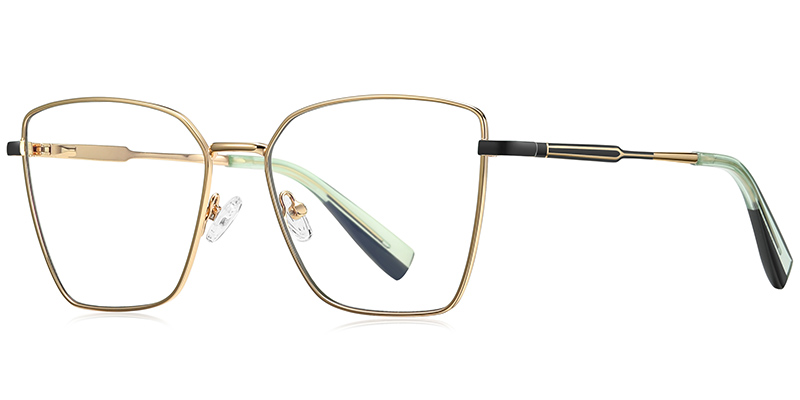 Cat Eye Frame gold