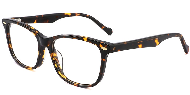 Acetate Rectangle Frame tortoiseshell